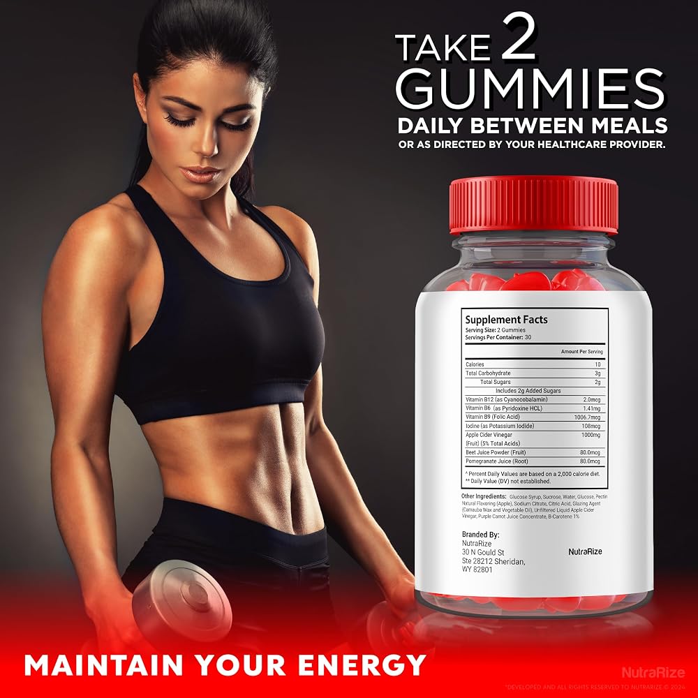 NutraRize Rapid Charge Keto ACV Gummies - 300 Gummies - image 6