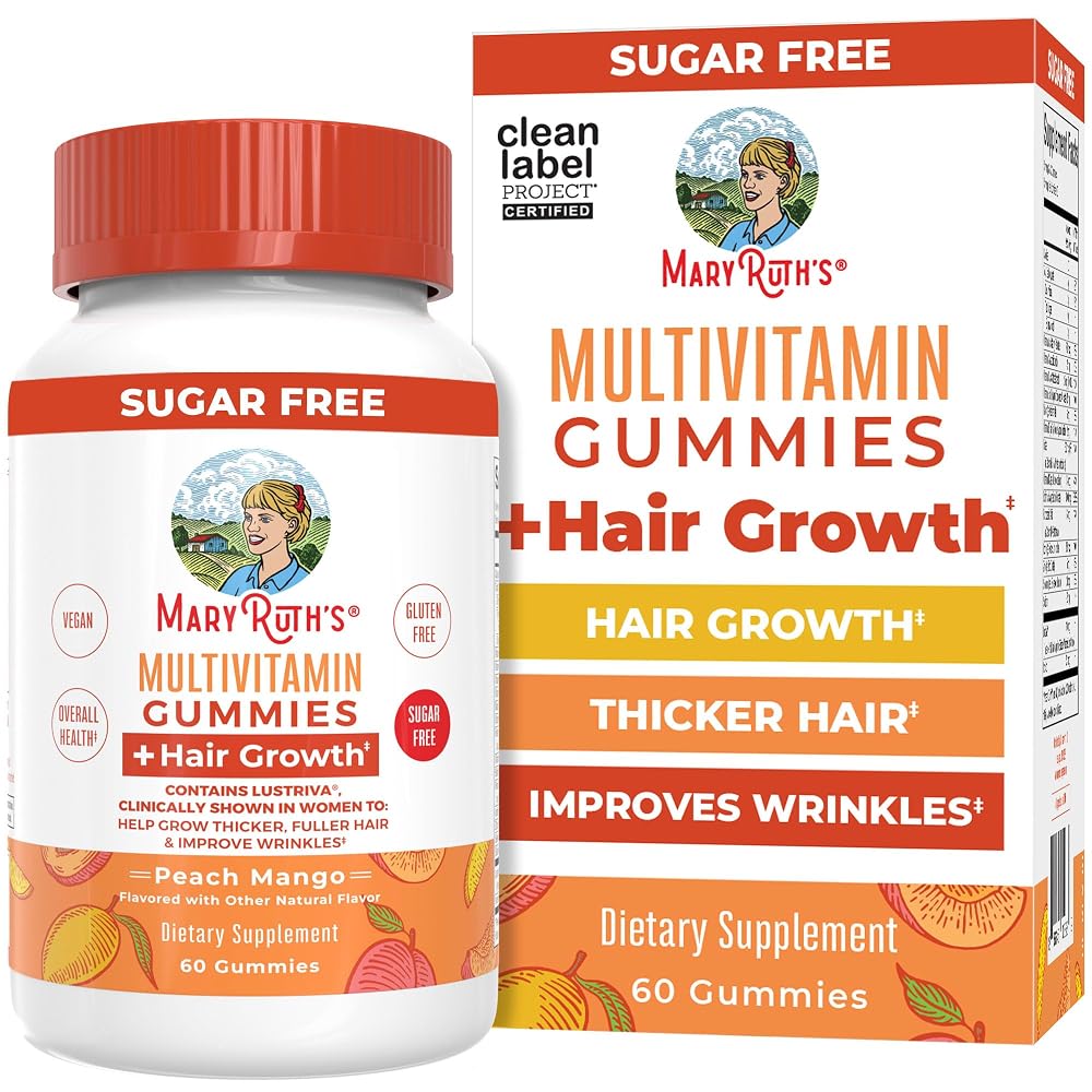MaryRuth's Multivitamin + Hair Growth Gummies - 60 Count