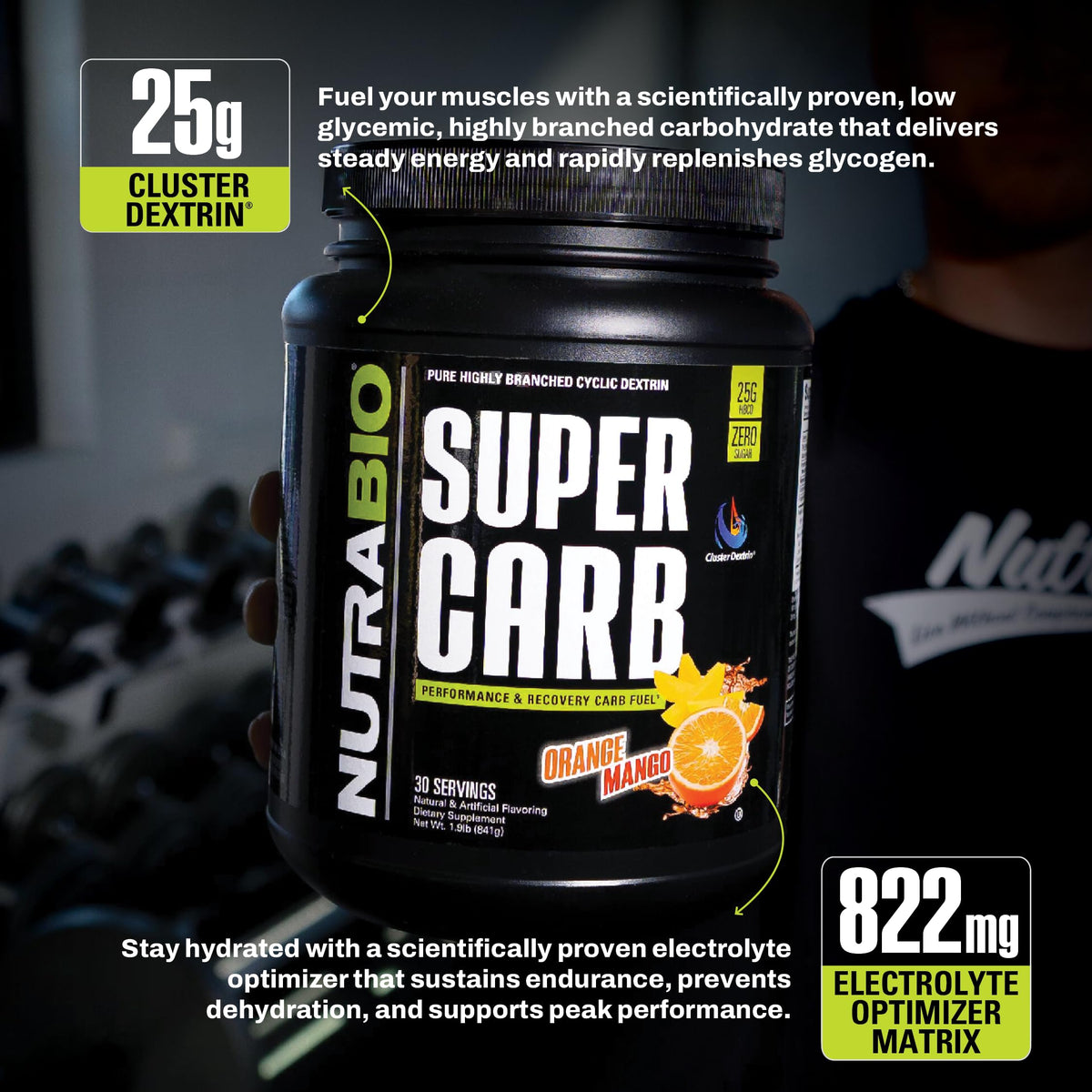 NutraBio Super Carb - Complex Carbohydrate Supplement Powder