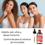 Collagen Mojo Hydrolyzed Collagen Liquid with Sea Moss - 2 Fl Oz - image 3