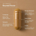 Ultra Life Sport Beyond Focus Organic Mushroom Supplement - 30 Capsules - image 3