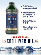 Carlyle Norwegian Cod Liver Oil - 16 fl oz (Pack of 3) - image 3