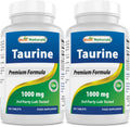 Best Naturals Taurine 1000 mg - 500 Tablets
