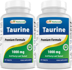 Best Naturals Taurine 1000 mg - 500 Tablets