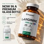 PRISTINE'S L-Arginine 1000mg Capsules for Blood Flow Support - 180 Capsules - image 2