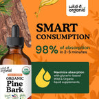 Wild & Organic Pine Bark Extract Drops Antioxidant Support - 4 fl oz - image 4