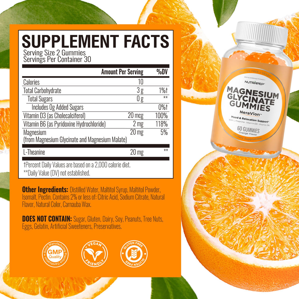 NutraPep Magnesium Glycinate Gummies - 60 Count - image 7