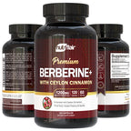 NutriFlair Berberine HCl 1200mg with Ceylon Cinnamon - 120 Capsules - image 5
