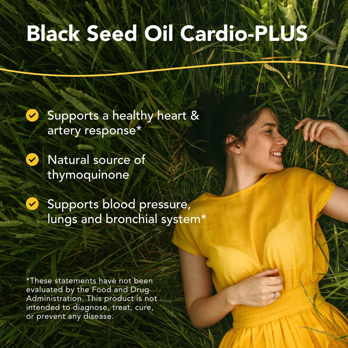 NORTH AMERICAN HERB & SPICE Black Seed Oil Cardio-PLUS - 8 fl oz - image 2