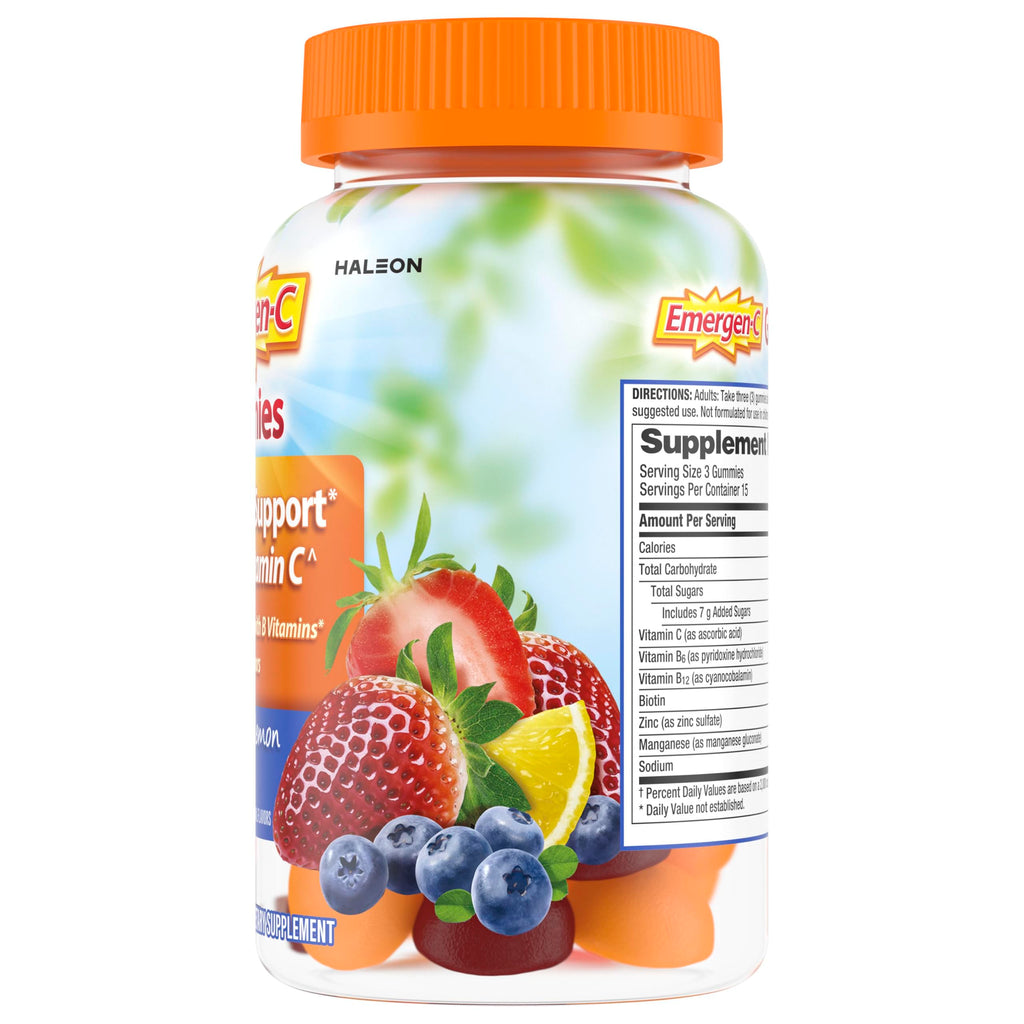 Emergen-C Vitamin C 750mg Immune Support Gummies - 45 Gummies - image 11