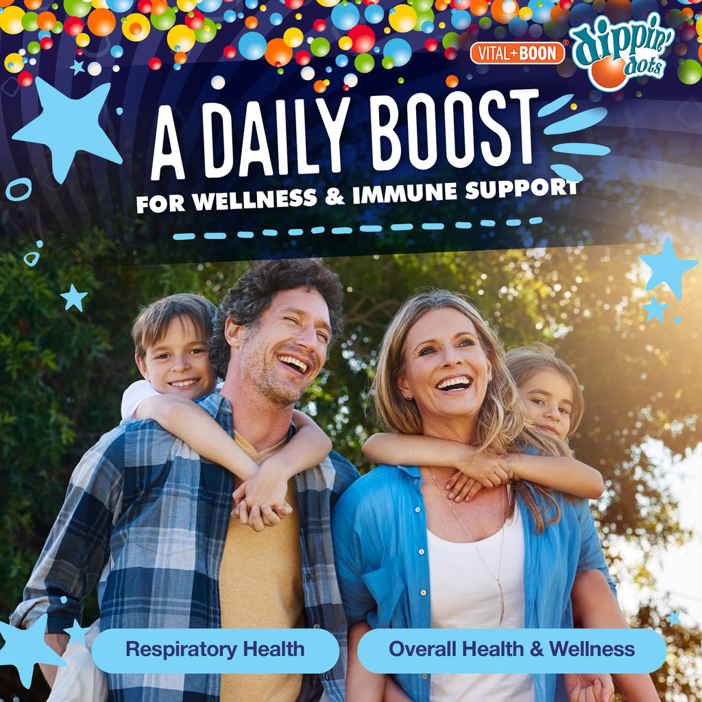 Vital+Boon Dippin’ Dots - Elderberry Gummies with Vitamin C & Zinc
