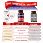 Aumeto Black Maca Root Plus 11-in-1 with Ashwagandha - 90 Capsules - image 6