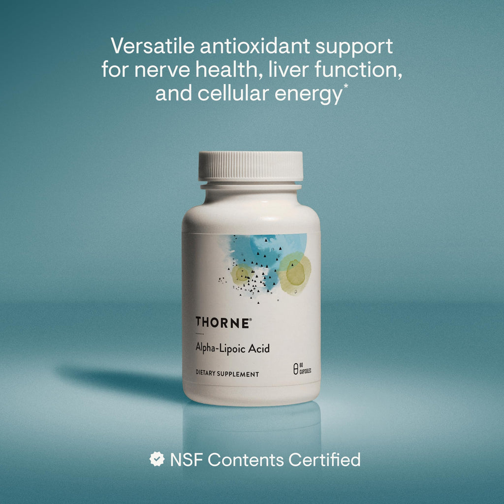 THORNE Alpha-Lipoic Acid 300 mg Antioxidant - 60 Capsules - image 2