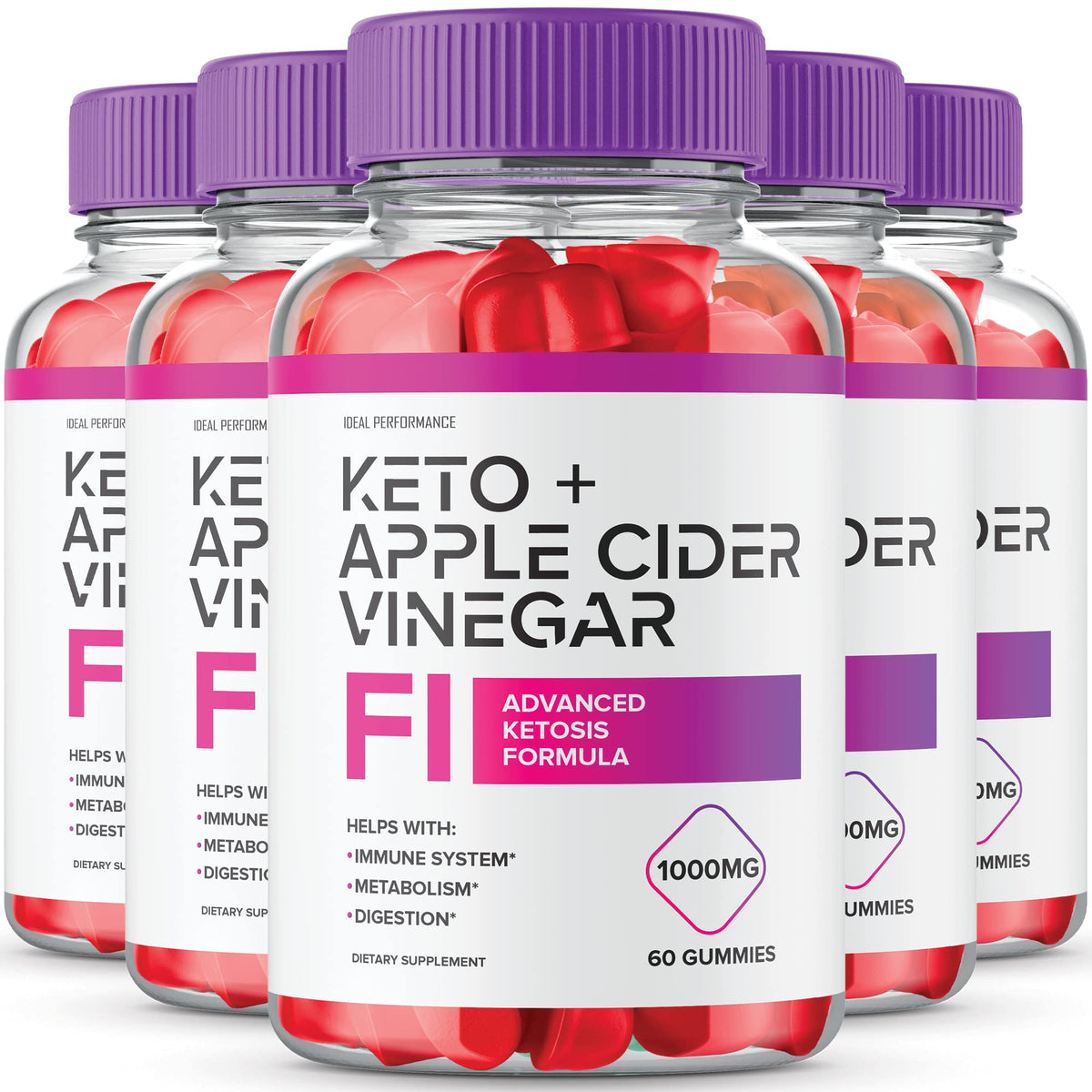 IDEAL PERFORMANCE F1 Keto + ACV Gummy - 300 Gummies