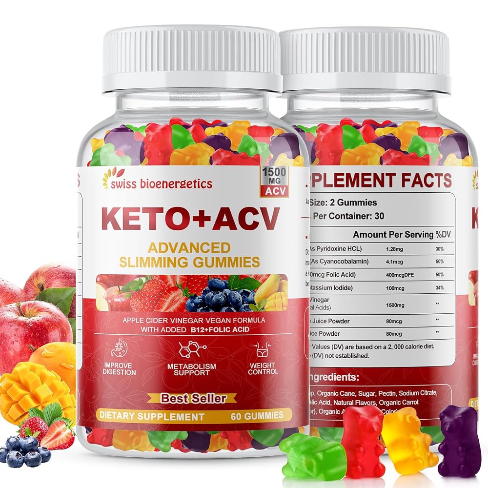 swiss bioenergetics Keto Apple Cider Vinegar Gummies