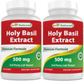 Best Naturals Holy Basil Extract 500 mg - 240 Vegetarian Capsules