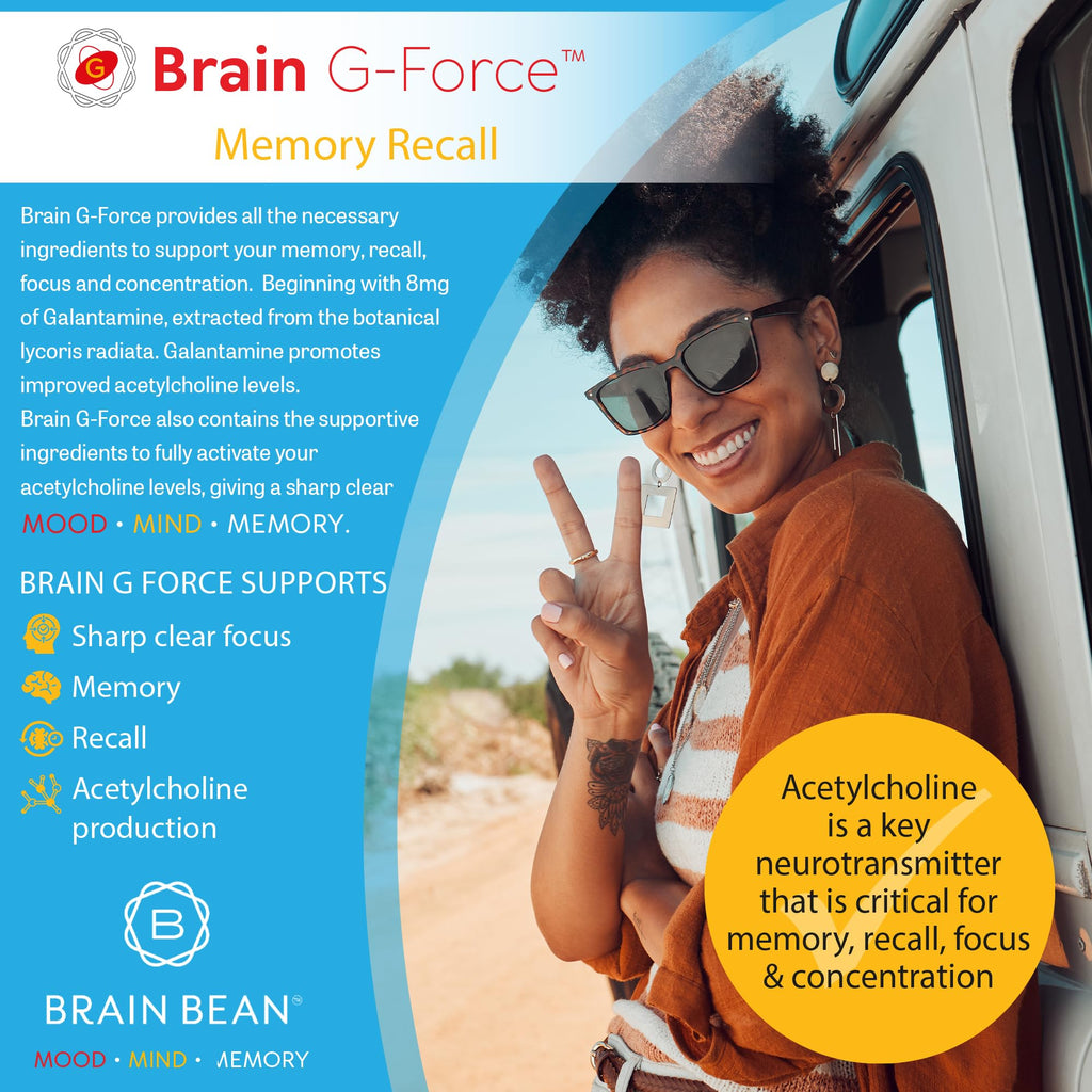Brain Bean Brain G-Force Cognitive Support - 90 Capsules - image 4
