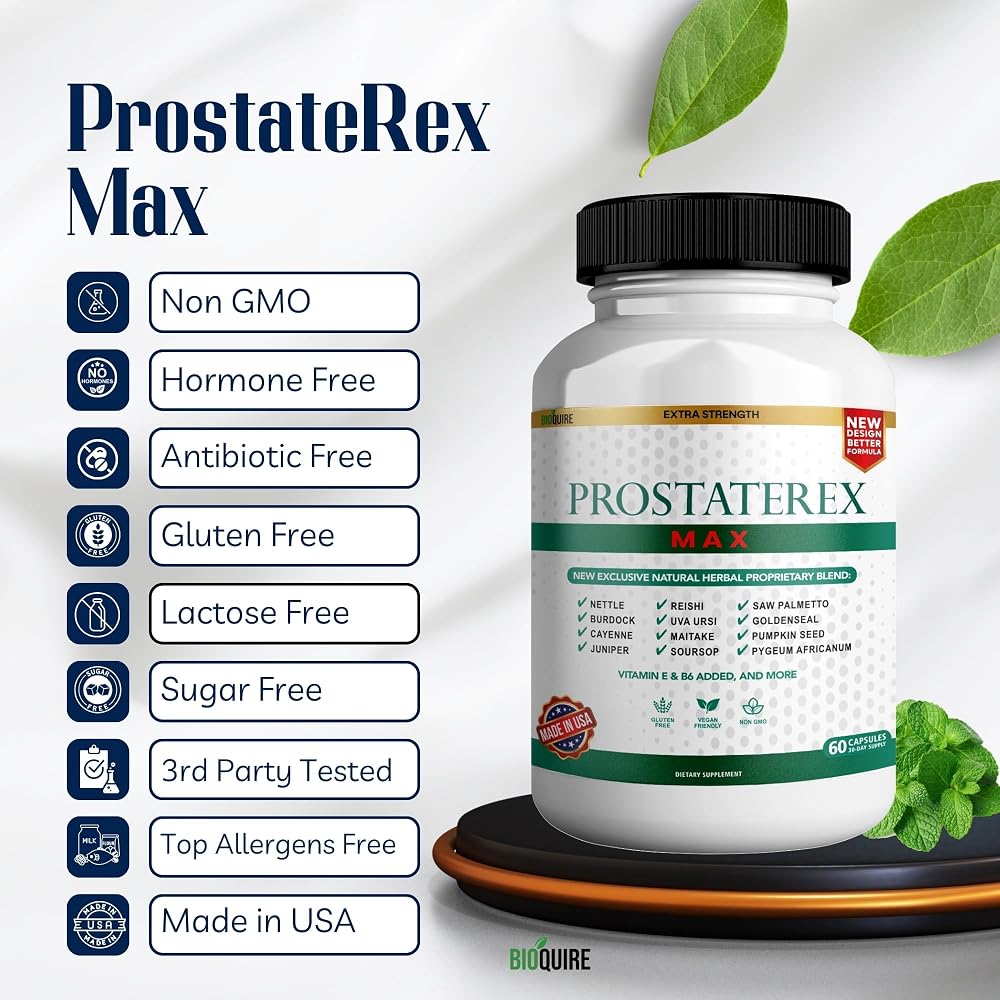 BIOQUIRE ProstateRex Max Extra Strength Prostate Health Support
