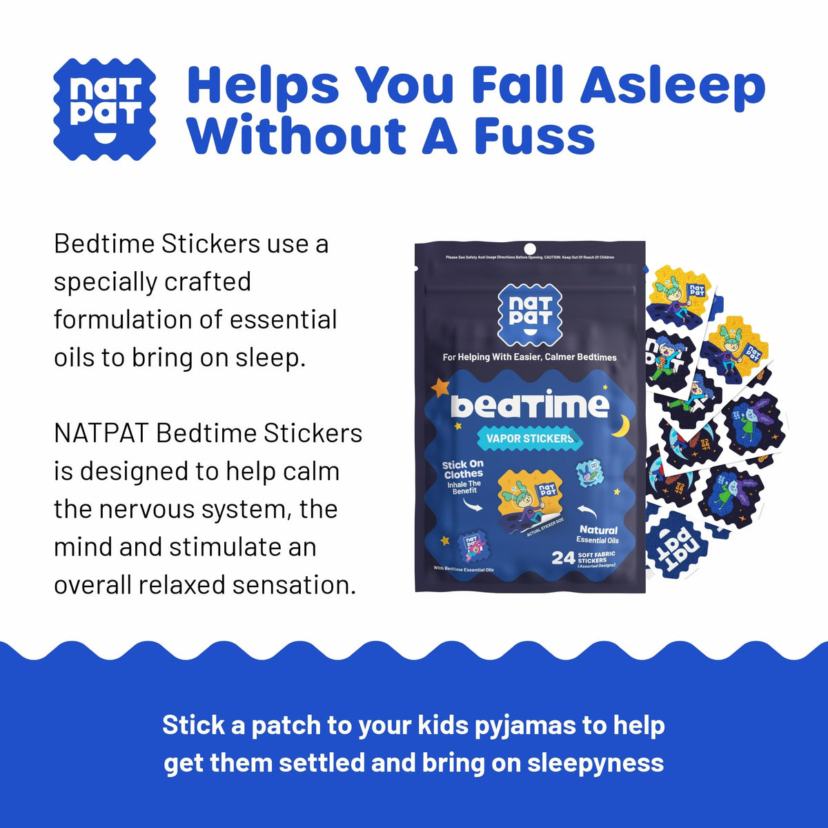 BUZZPATCH Bedtime Sleepy Patch Sleep Stickers - 24 Count - image 6
