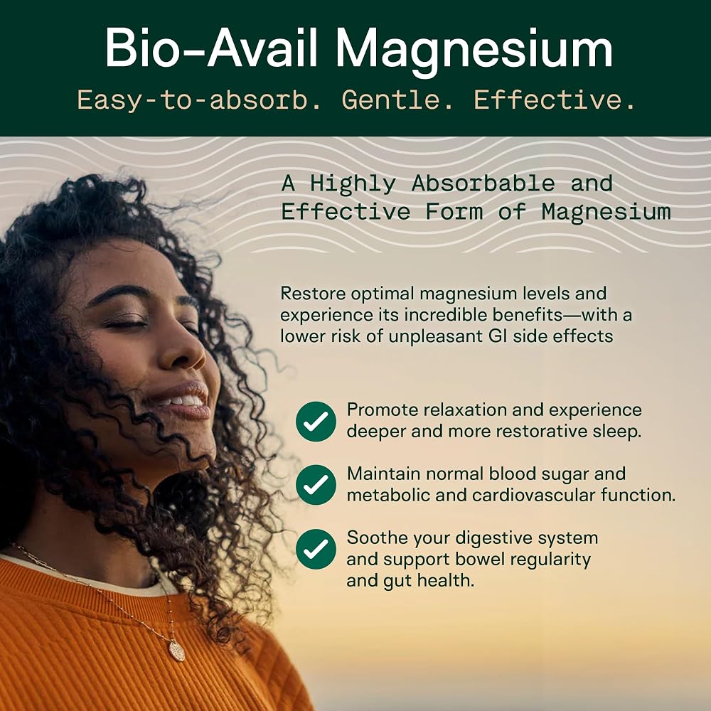 Adapt Naturals Magnesium Glycinate Supplement - 60 Capsules - image 2
