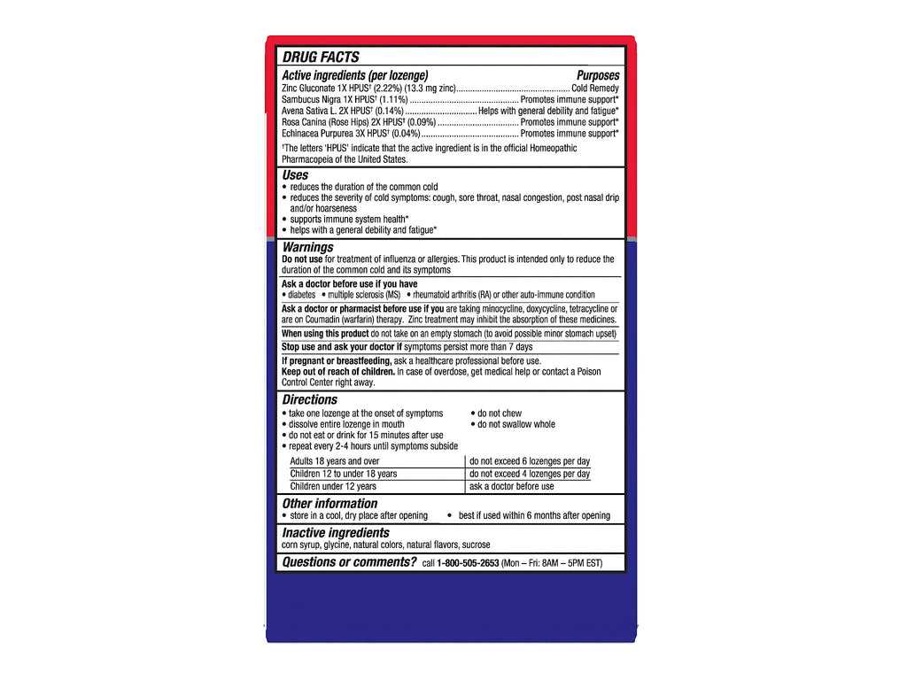 Cold-Eeze Plus Defense Zinc Lozenges, Citrus Elderberry - 25 Count - image 2