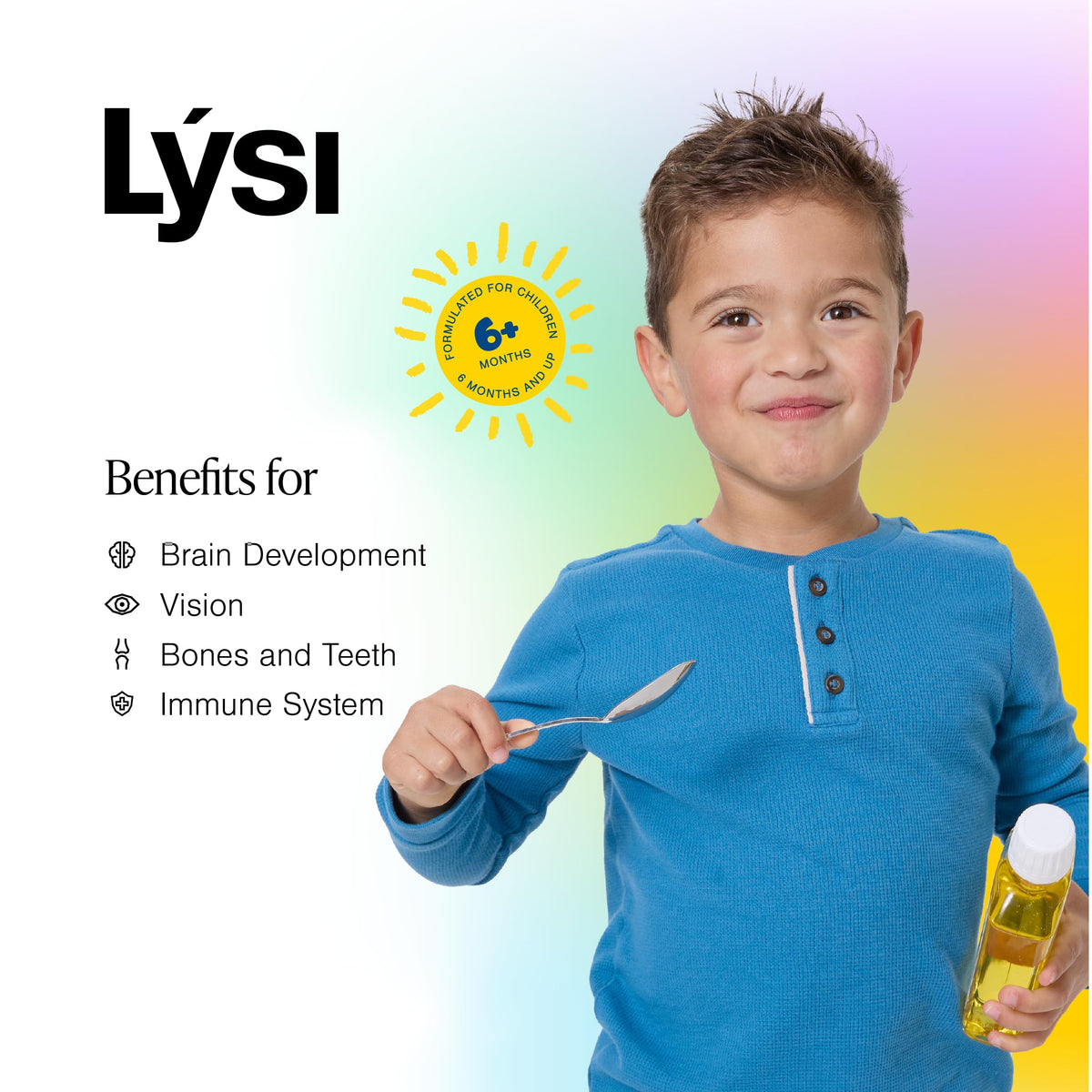 LYSI Liittles Children's Omega Lemon Cod Liver Oil - 8.12 FL OZ - image 4