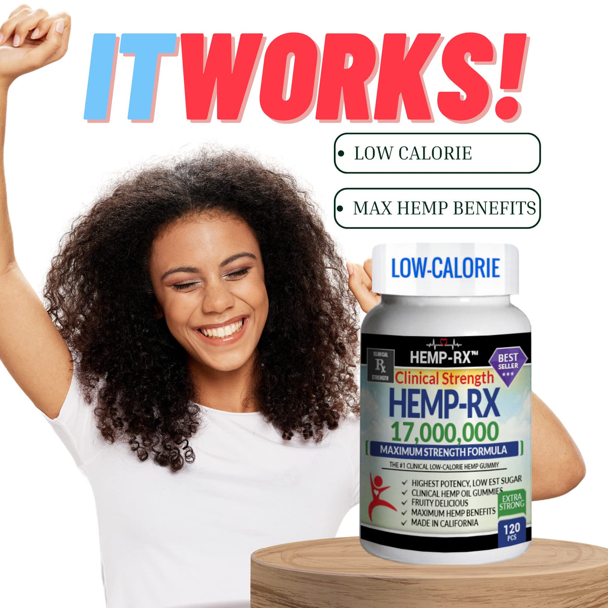 Generic Gummies for Pain, Anxiety, Stress & Inflammation - 120 - image 5