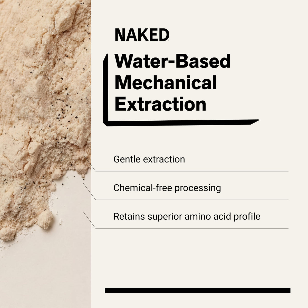 Naked Pea Protein Isolate from North American Farms