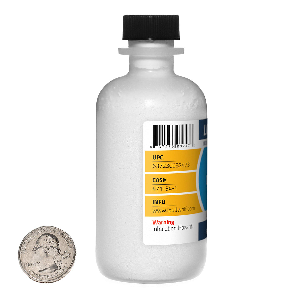 Loudwolf Calcium Carbonate / 97+% Pure Food Grade/Fine Powder/USA