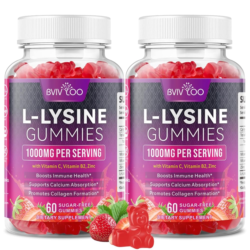 BVIVLOO L-Lysine 1000mg Gummies