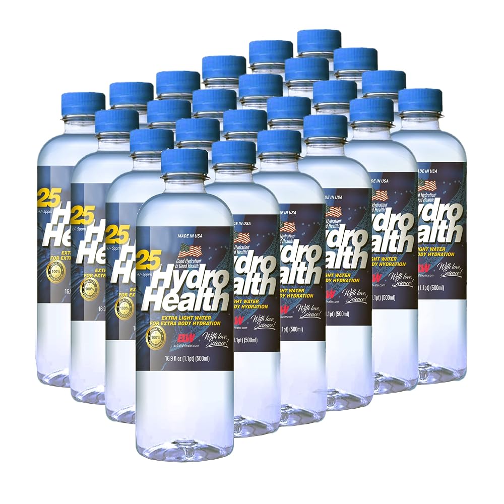 HYDRO HEALTH Deuterium Depleted Water 25 ppm - 24 Bottles - image 3