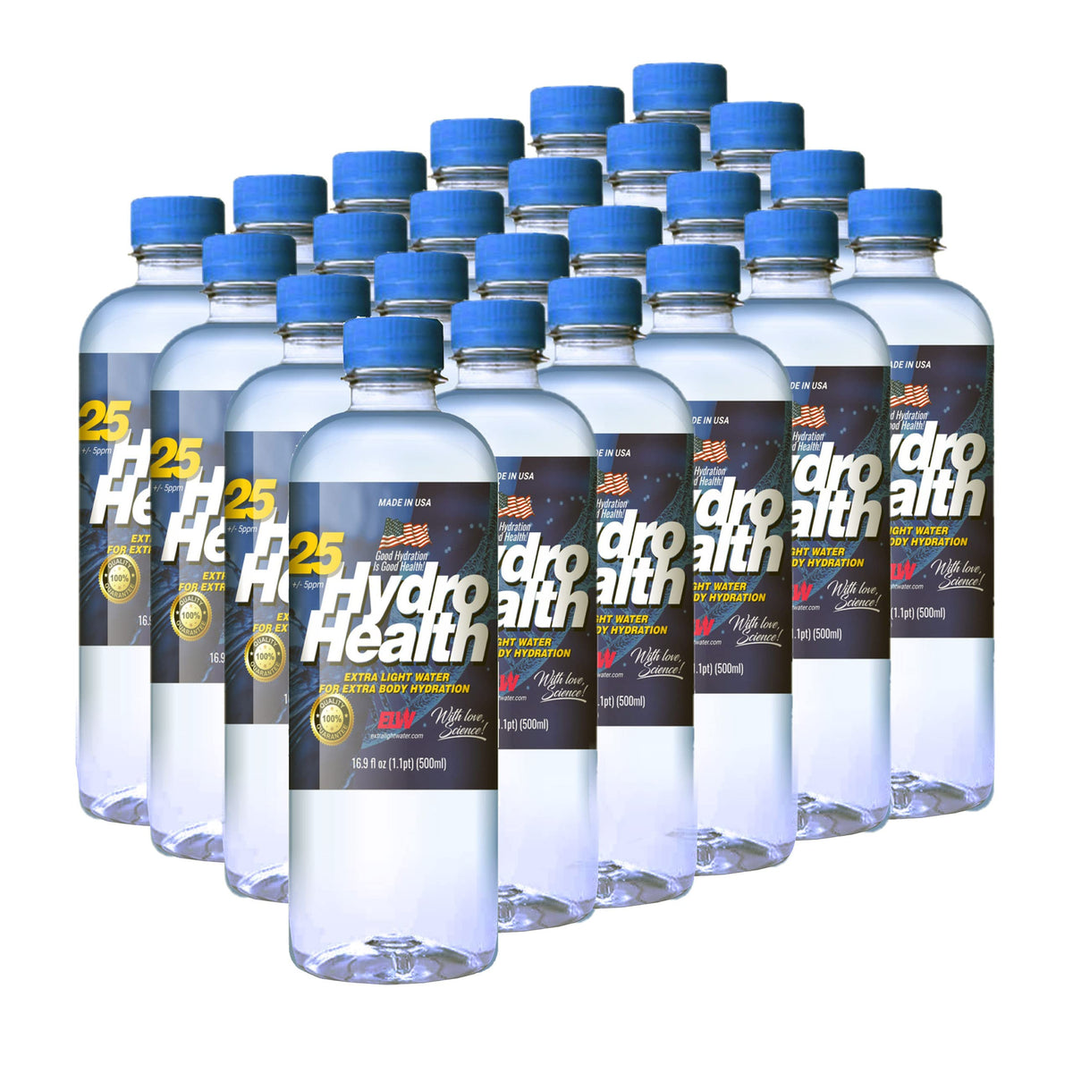 HYDRO HEALTH Deuterium Depleted Water 25 ppm - 24 Bottles - image 3
