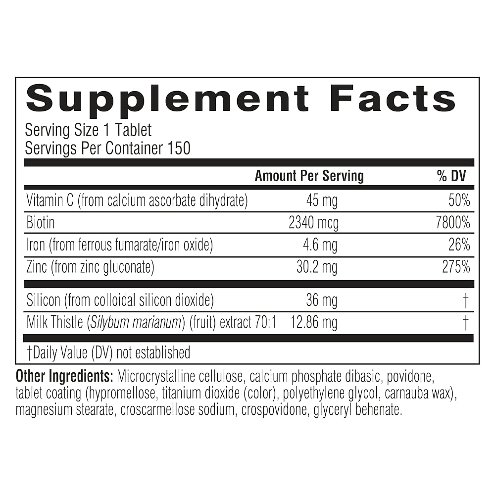 Swisse Biotin Hair Skin and Nails Vitamins - 150 Tablets - image 7