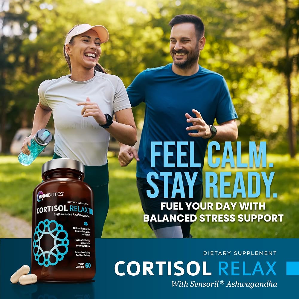 OmniBiotics Cortisol Supplement for Relaxation & Calm - 60 Vegan Capsules - image 6