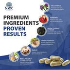 NWC Naturals Transfer-Tox Milk Thistle Herbal Blend - 90 Vegetarian Capsules - image 3