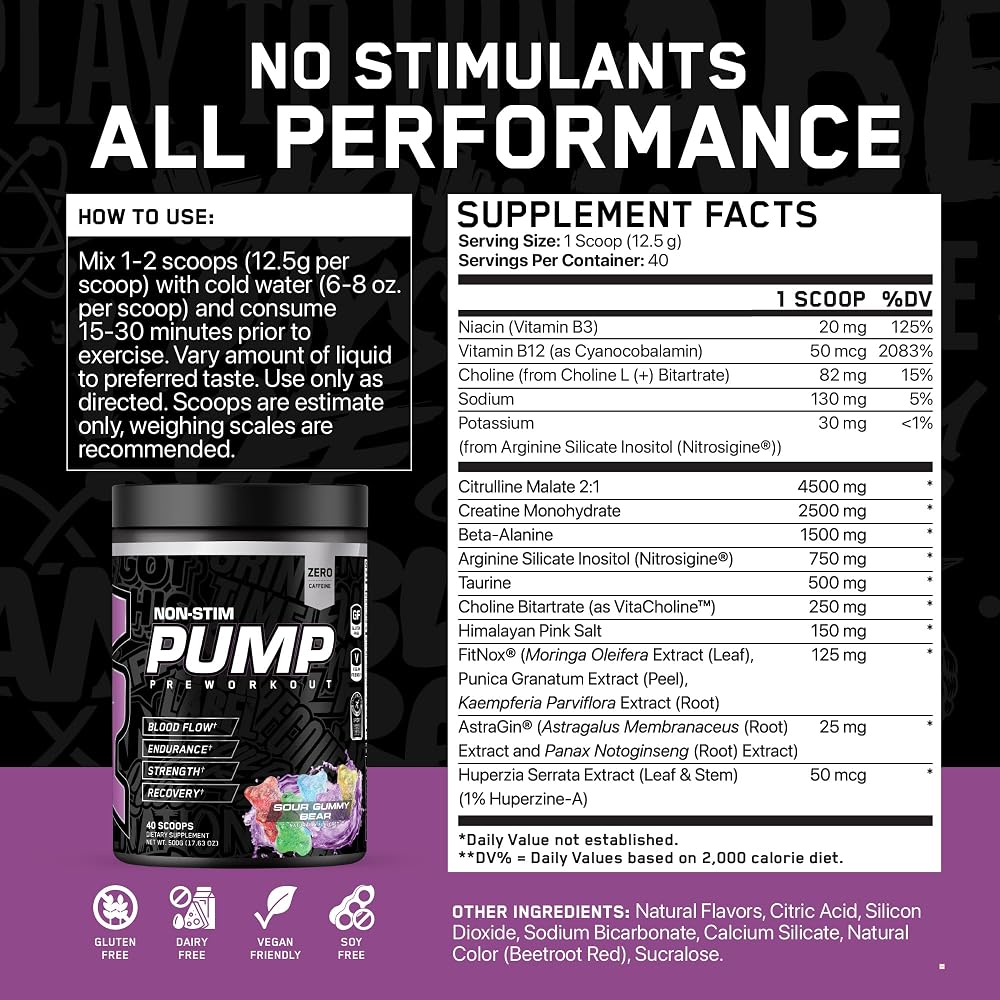 ABE all black everything All Black Everything Non Stim Pre-Workout