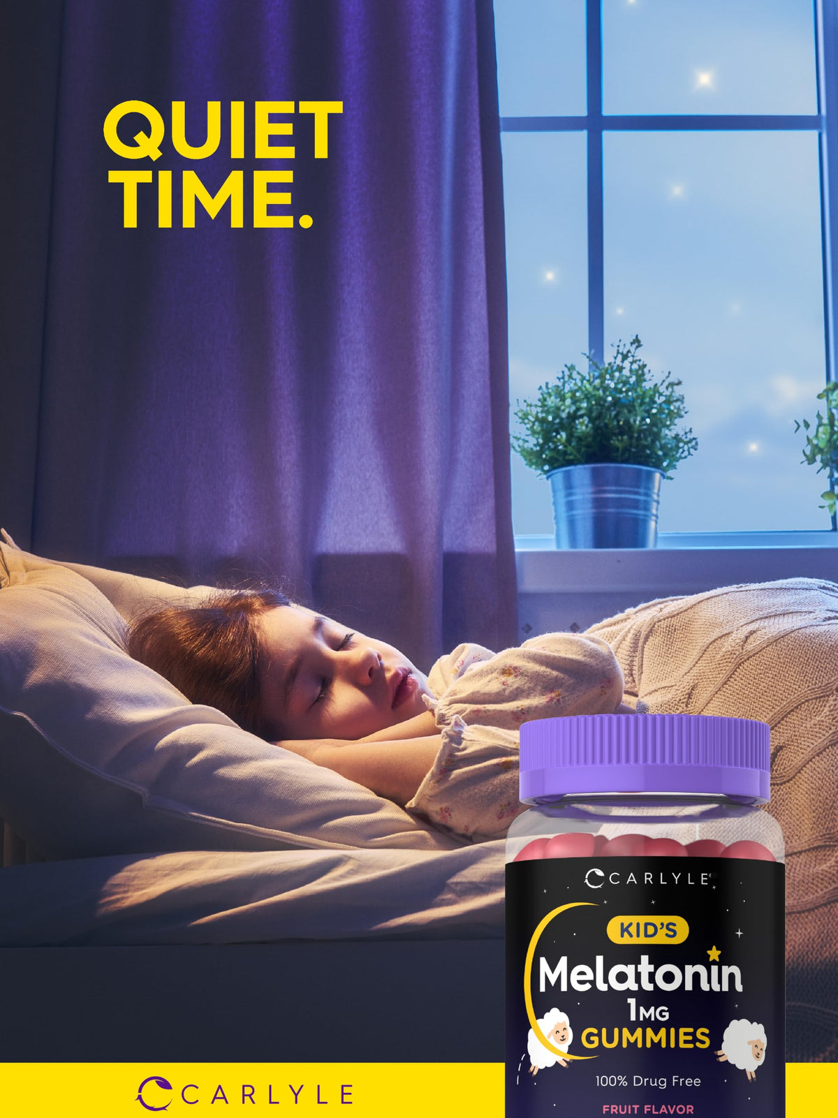 Carlyle Kids Melatonin Gummies 1 mg - 70 Count - image 6