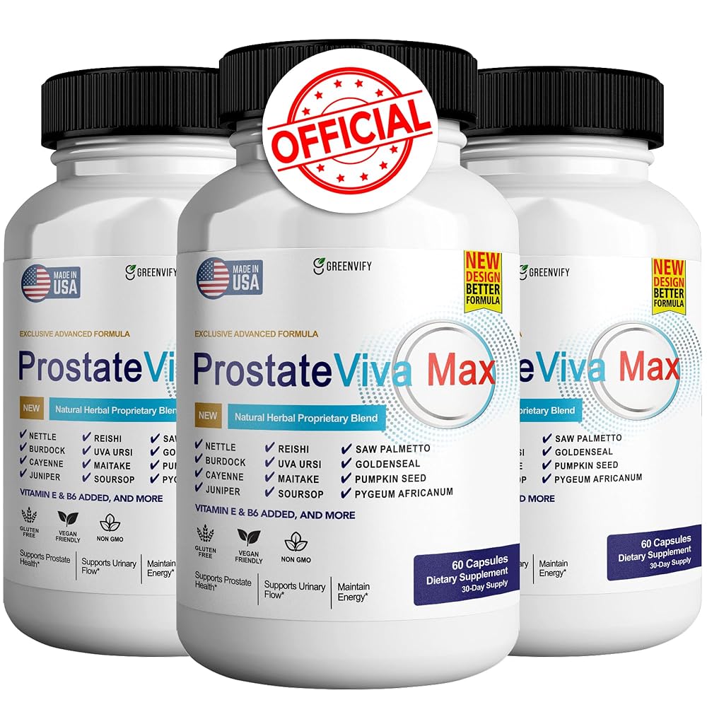 GREENVIFY ProstateViva Max Prostate Supplements for Men Capsules