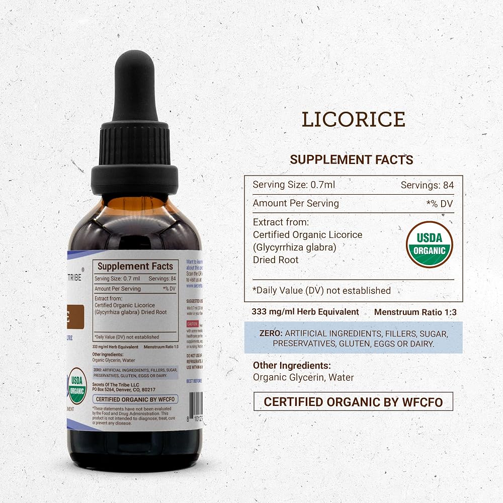 Secrets of the Tribe Licorice USDA Organic