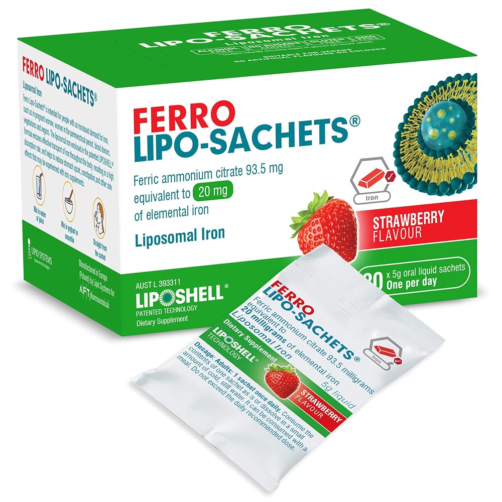 AFT Pharmaceuticals Ferro Lipo-Sachets Liposomal Iron Gel - 30 Packets
