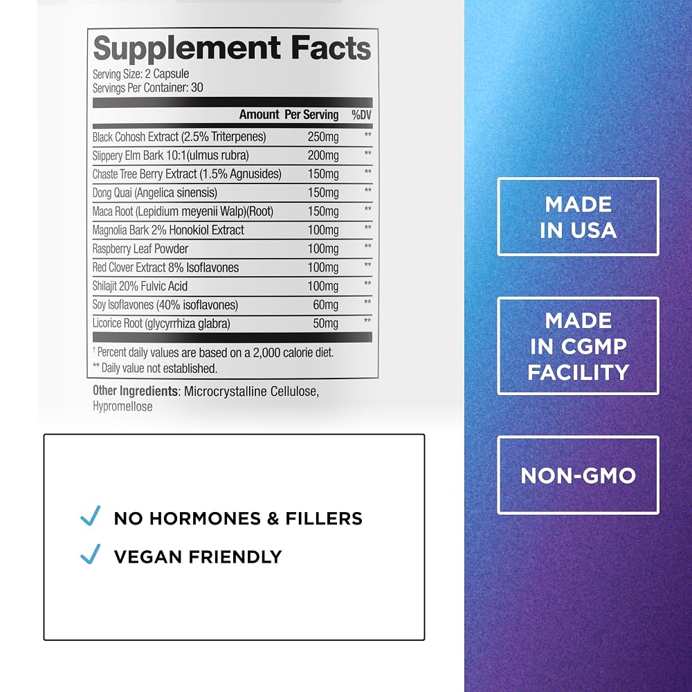 Dr. Emil Menopause Support Herbal Blend - 60 Capsules - image 2