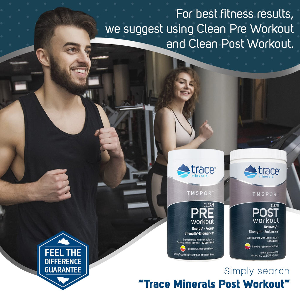 Trace Minerals Pre Workout Energy Drink Powder - 13 oz - image 6