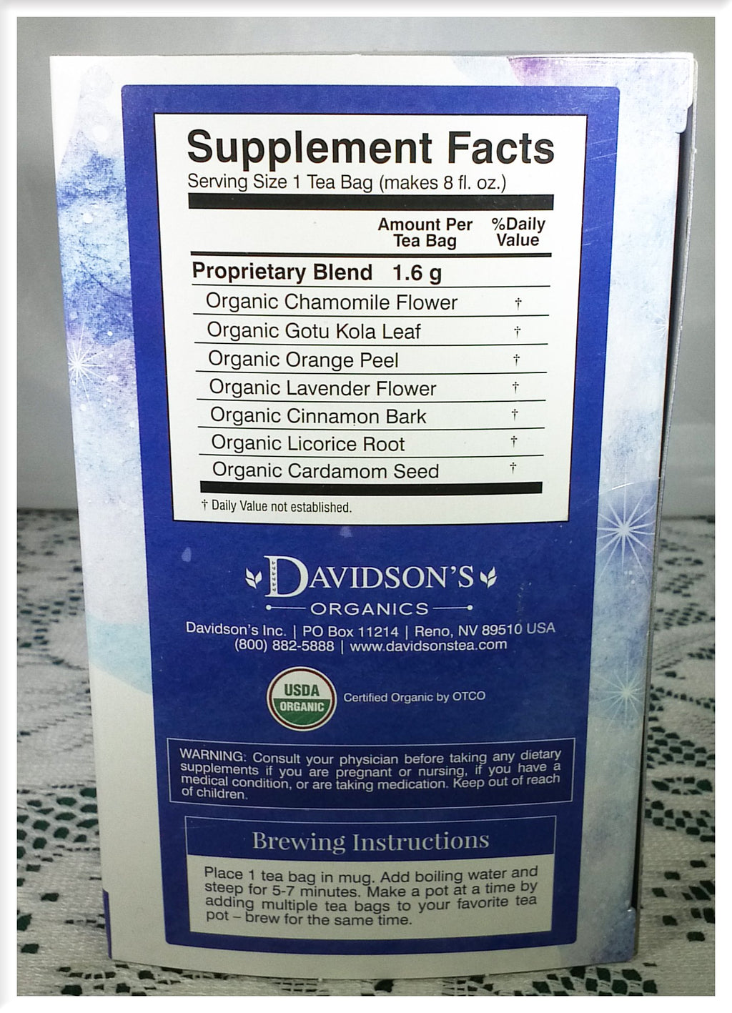 Good Life To Go Sleep Organic Ayurvedic Infusion Tea - 25 Teabags - image 2