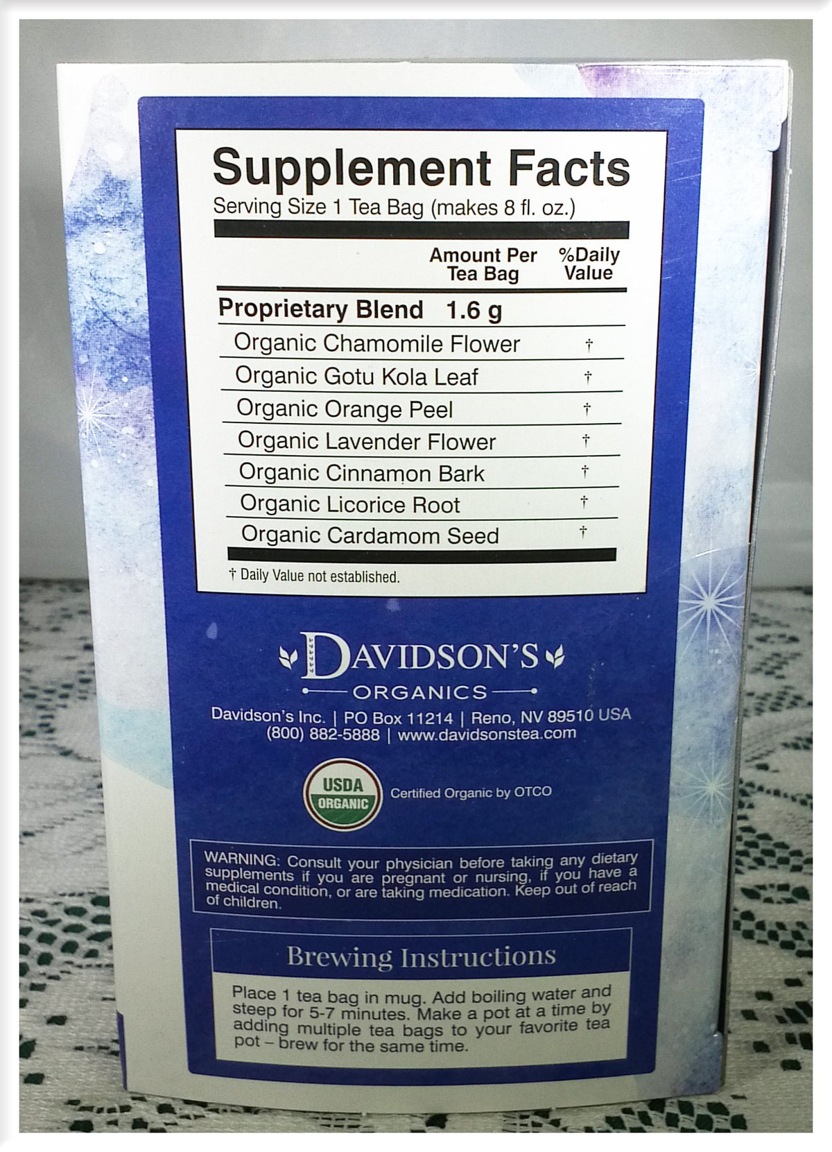 Good Life To Go Sleep Organic Ayurvedic Infusion Tea - 25 Teabags - image 2