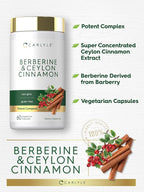 Carlyle Berberine with Ceylon Cinnamon - 60 Vegetarian Capsules - image 4