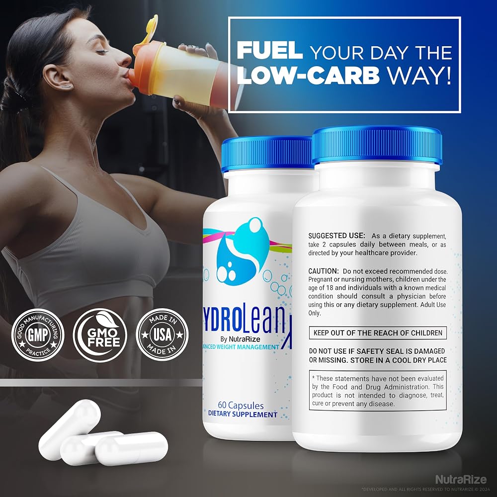 NutraRize Hydrolean XT Capsules for Weight Loss - 60 Capsules - image 8