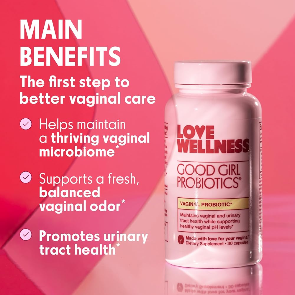 Love Wellness Good Girl Vaginal Probiotics 9-Strain - 60 Capsules - image 2