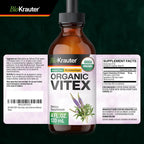 BIO KRAUTER Vitex Chasteberry for Menopause Support - 4 Fl Oz - image 9