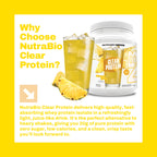 NutraBio Clear Whey Protein Isolate