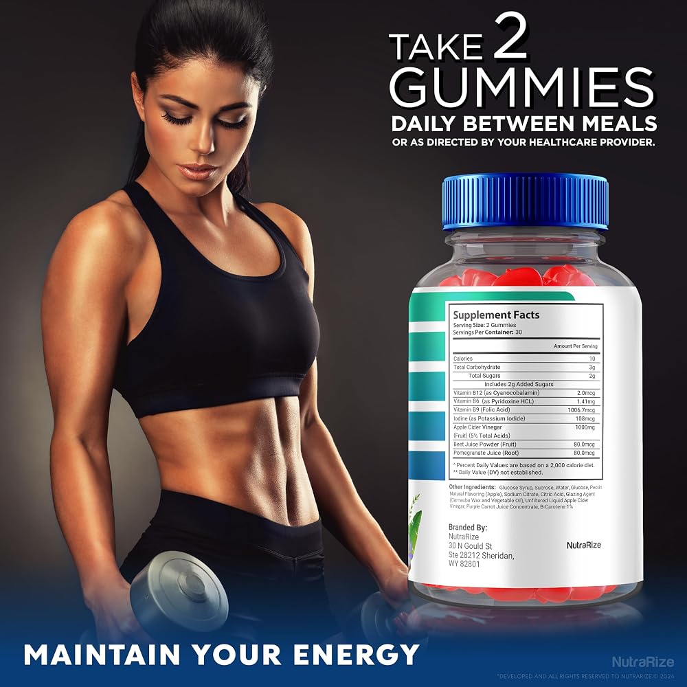 NutraRize Keto Drops+ Apple Cider Vinegar Gummies - 60 Gummies - image 6